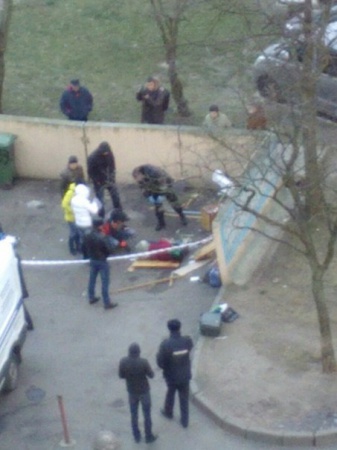 Труп молодой женщины обнаружен на помойке в Калининском районе