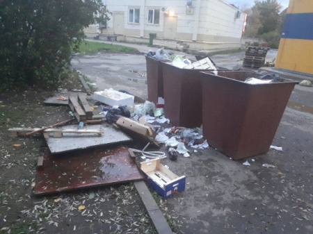 В Киришах «сетевики» плодят помойки