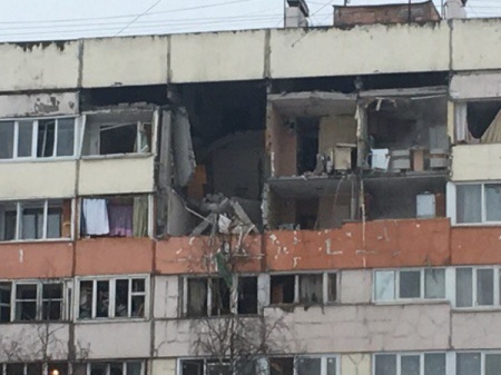 В Лигово произошел взрыв газа в жилом доме