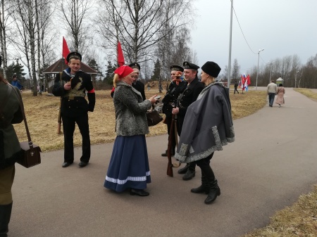 Под Первомай в Выборг снова вошли белофинны