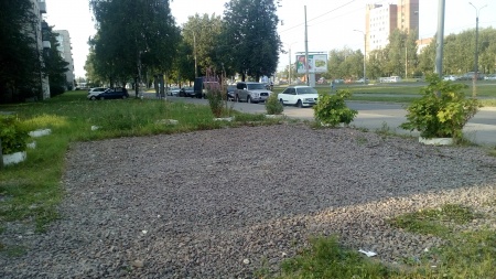 «Новости малого бизнеса»: «Шалман» на улице Руставели закатали гравием